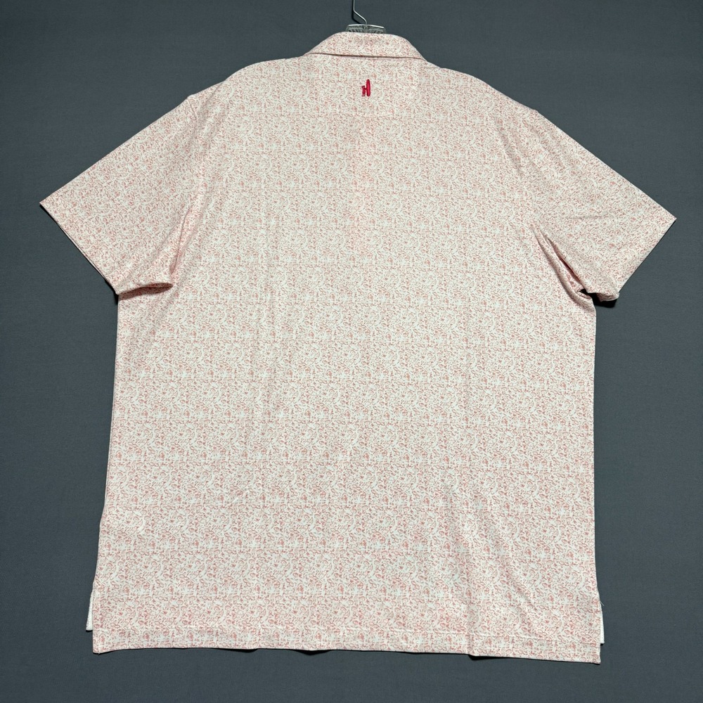 Johnnie-O Polo Shirt Men XL Performance Golf Preppy Resort Coastal Country Club - Picture 12 of 12